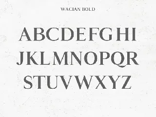 Wacian Serif Font Family