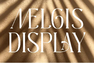 Melgis Tp - Beauty Line Serif Font