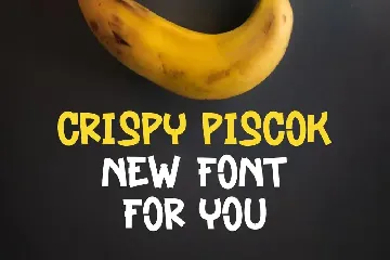 Crispy Piscok font