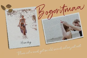 Bogoritmaa Signature font