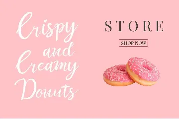 Sweet Candy Pink Beautiful Script font