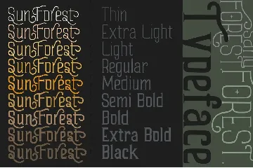 Sand Forest - Retro Display Font