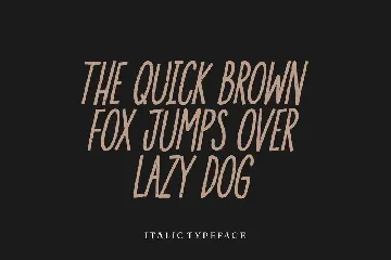 COKOLATE TYPEFACE font