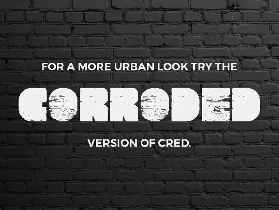 Cred Typeface font