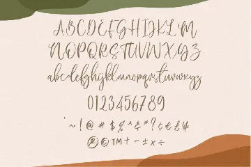 Malica Script Rough font