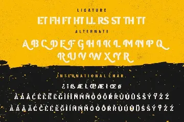 Modest Stencil Sans font