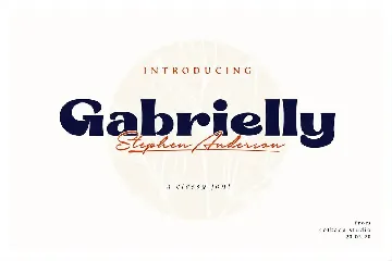 Gabrielly Display Font