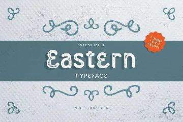 Eastern Typeface font