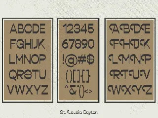 Lousie Dayton Font Sans Display