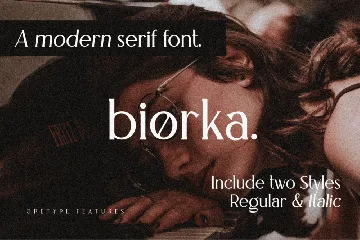 Biorka Serif font