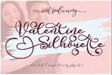 Valentine Silhouette font