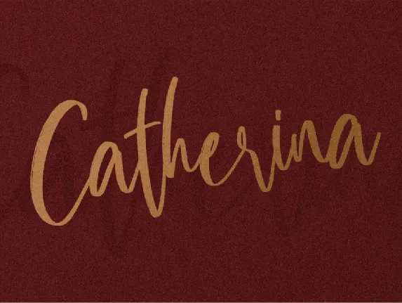 Catherina Script font