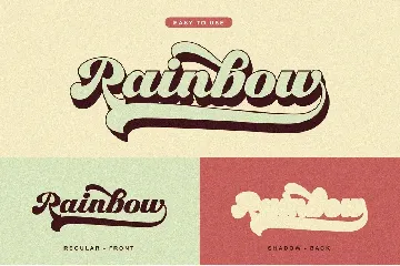 Retro Lettering - Groovy font