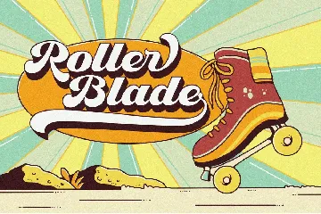 Retro Lettering - Groovy font