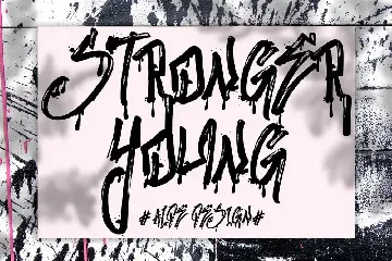 Stronger Megatron font