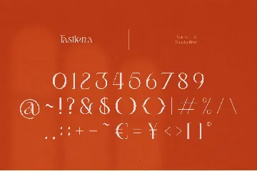 Fasllena font