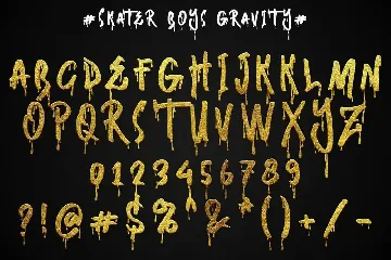 Skater Boys Gravity font