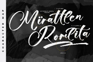 Mirattlen Romllita Calligraphy Script font