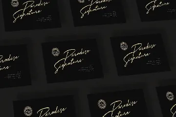 Paradise Signature Font