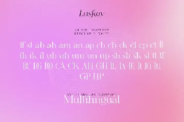 Laskey font