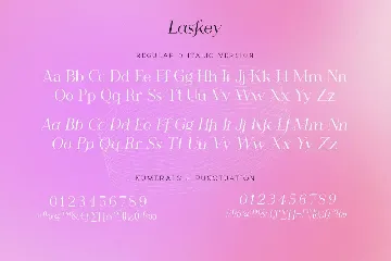 Laskey font