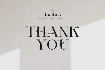 Dorthea font