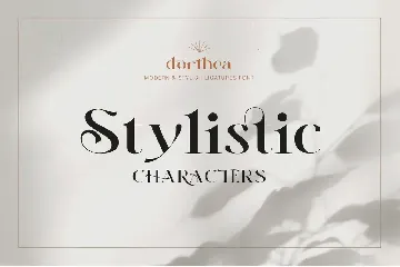 Dorthea font