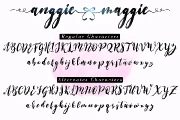 Anggie & Maggie font