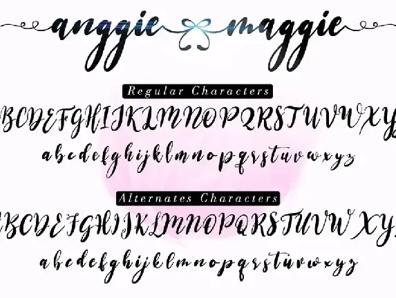 Anggie & Maggie font