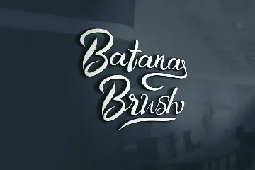 Batana Brush font