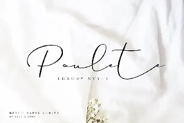 Hello Paris Script font