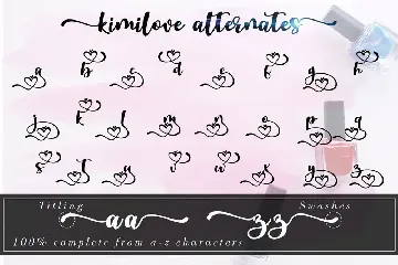 Kimilove // Monogram Script Font