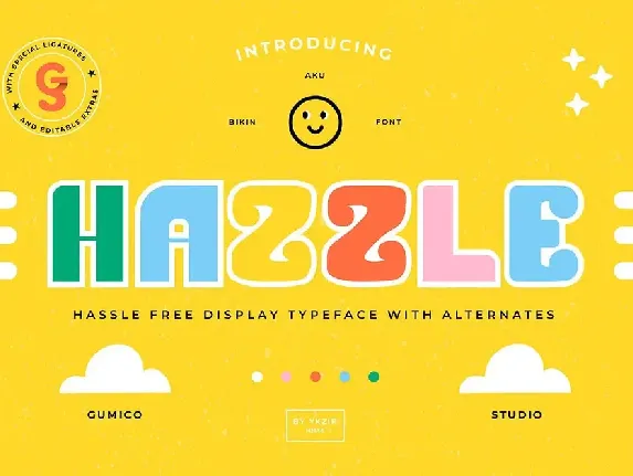 Hazzle Typeface font