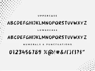 Utera - The Halftone Display Font