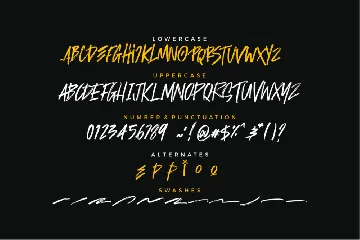 Rockside Brush Font