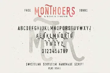 Sortdecai Handmade Script + Bonus Vector Pack font