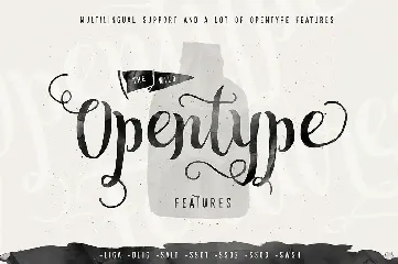 Sortdecai Handmade Script + Bonus Vector Pack font