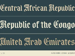 AMR Royal Grande font