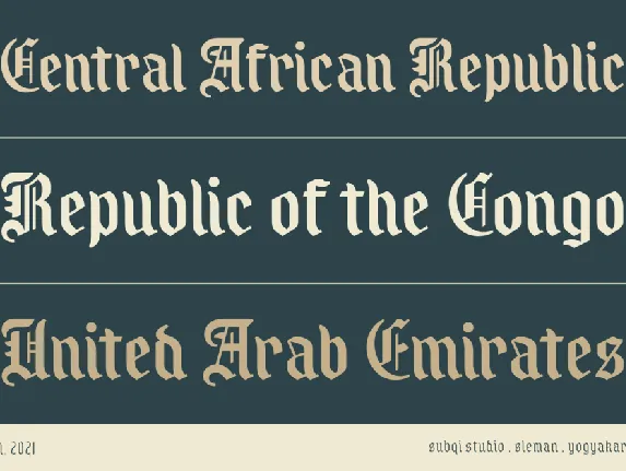 AMR Royal Grande font