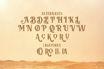 Aquero - Victorian Style Font