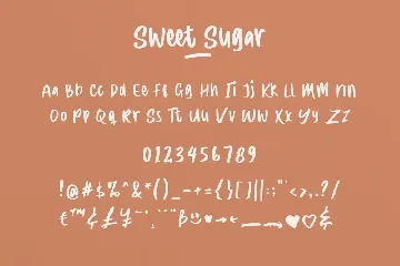 Sweet Sugar - Cute Font