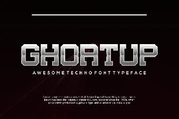 Ghortup font