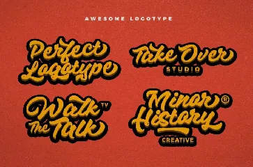 Hazzard - Bold Script Logotype font