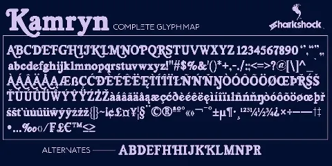 Kamryn font