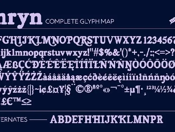 Kamryn font