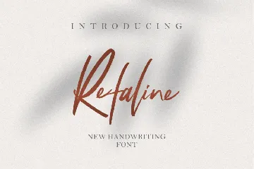 Refaline Handwritten font