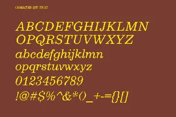 Nuflek Display Serif Font