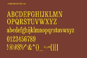 Nuflek Display Serif Font