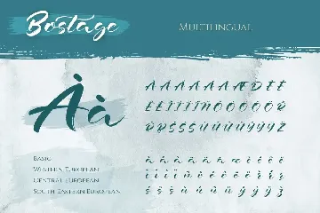 Bostega Font