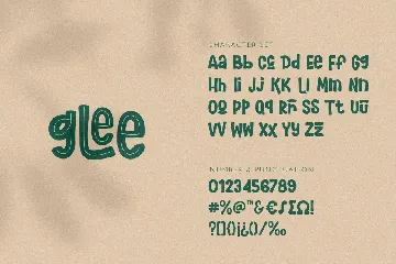 Glee font